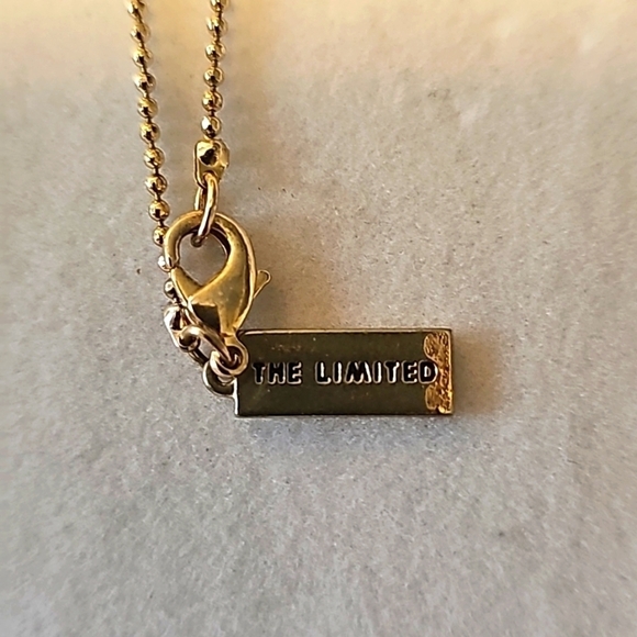 The Limited Gold Tone Vertical Bar Necklace - Picture 5 of 7